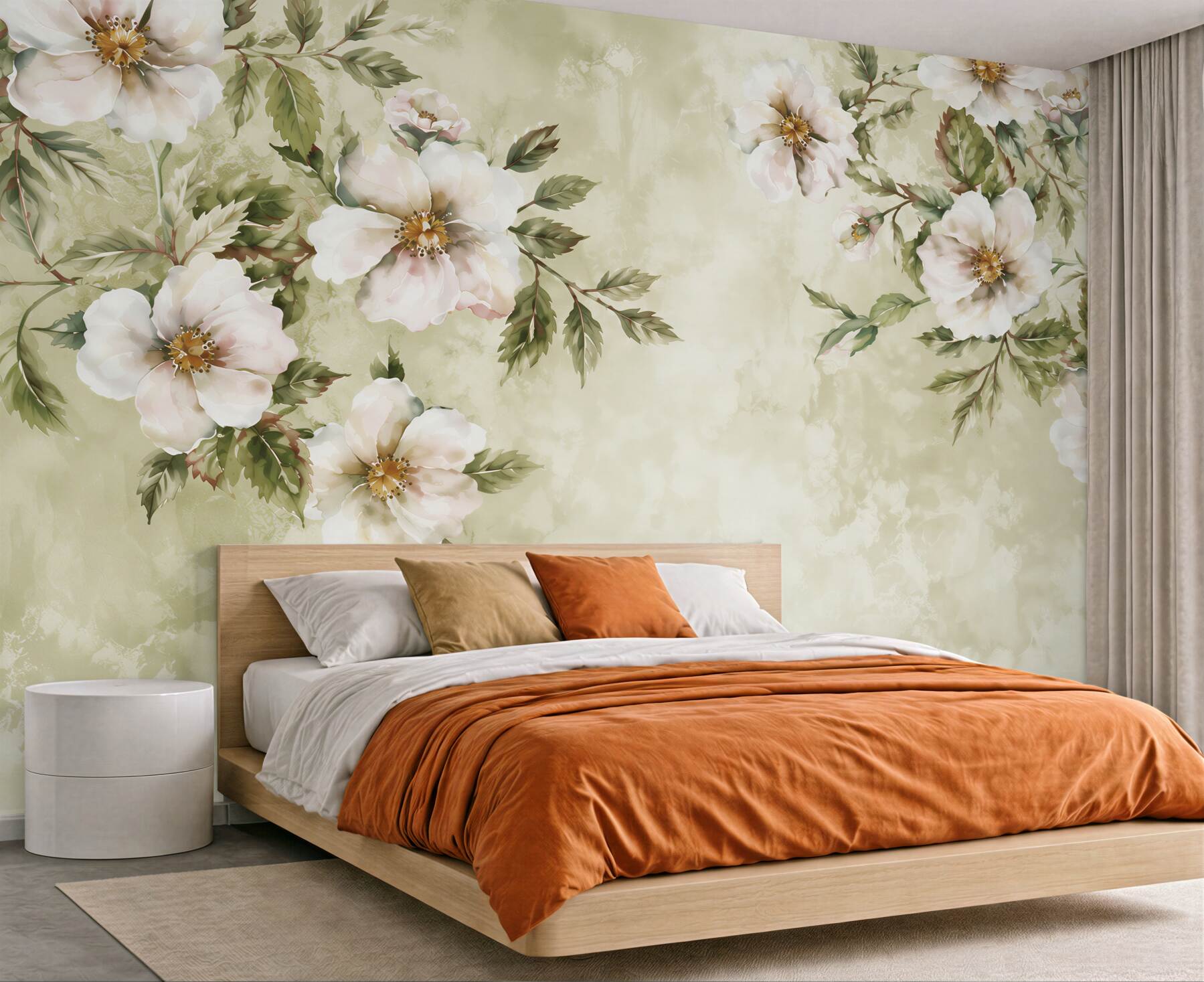 Fototapeta kwitnące gałęzie białej magnolii?v2345