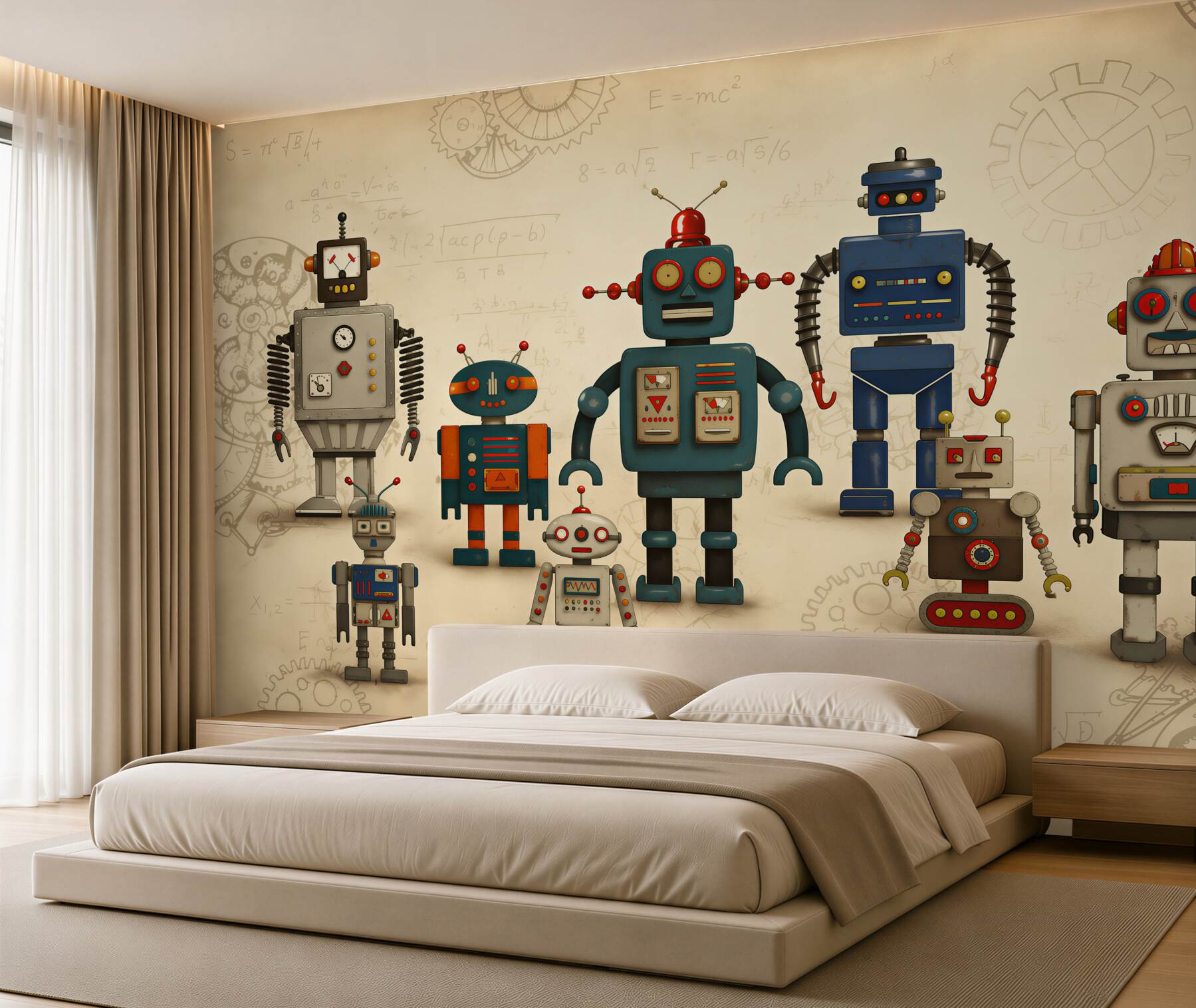 Fototapeta Roboty w pokoju dziecinnym?v2345