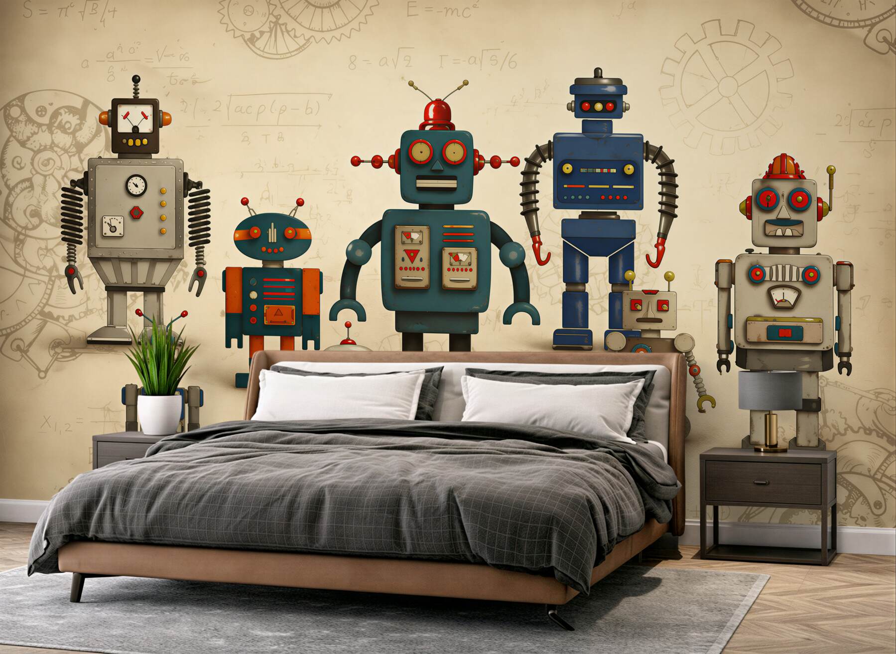 Fototapeta Roboty w pokoju dziecinnym?v2345