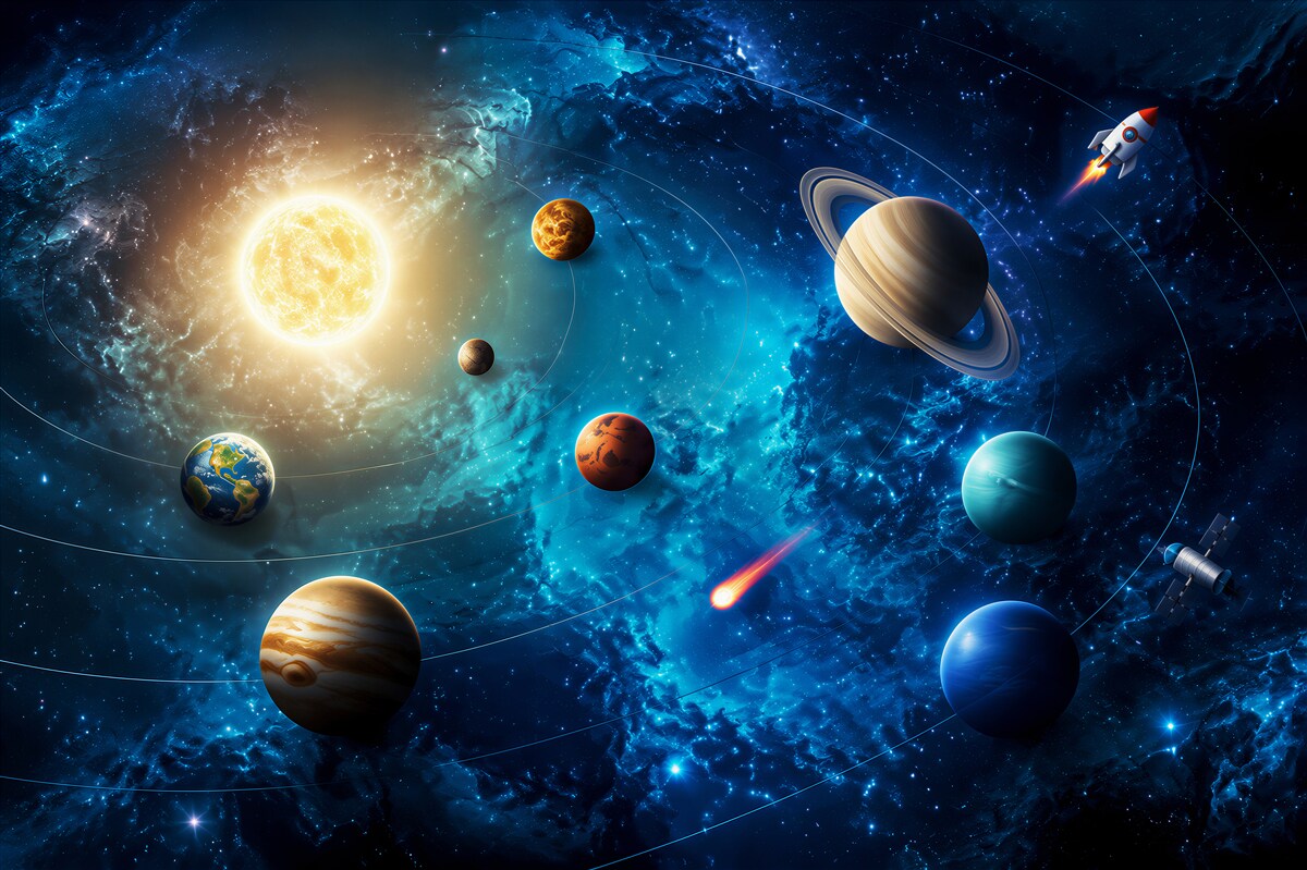 Fototapeta Planety w kosmosie