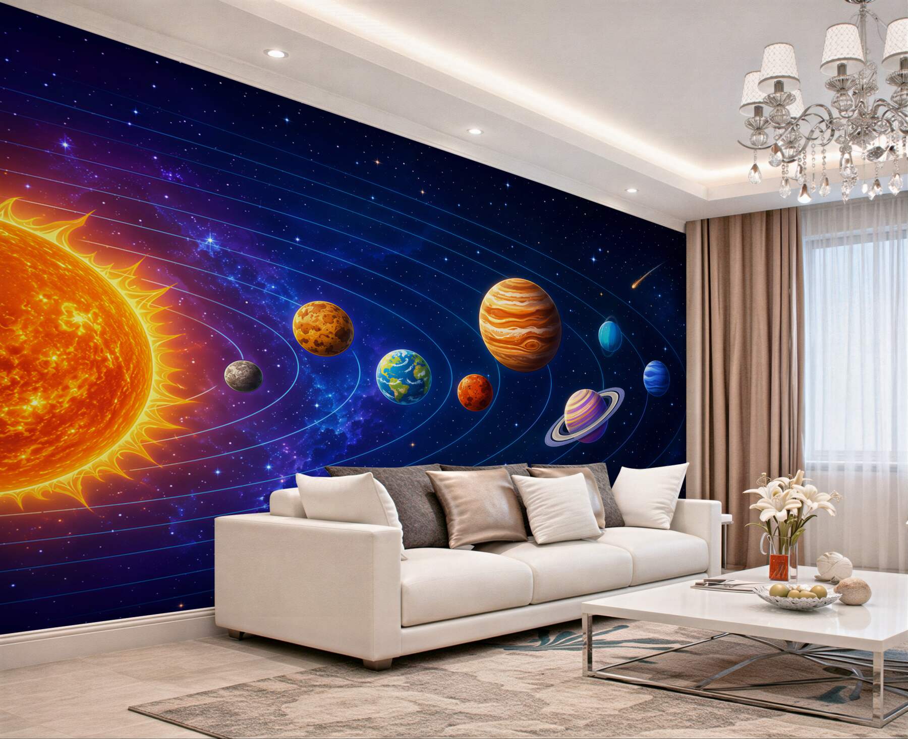 Fototapeta Kolejność planet we wszechświecie?v2345