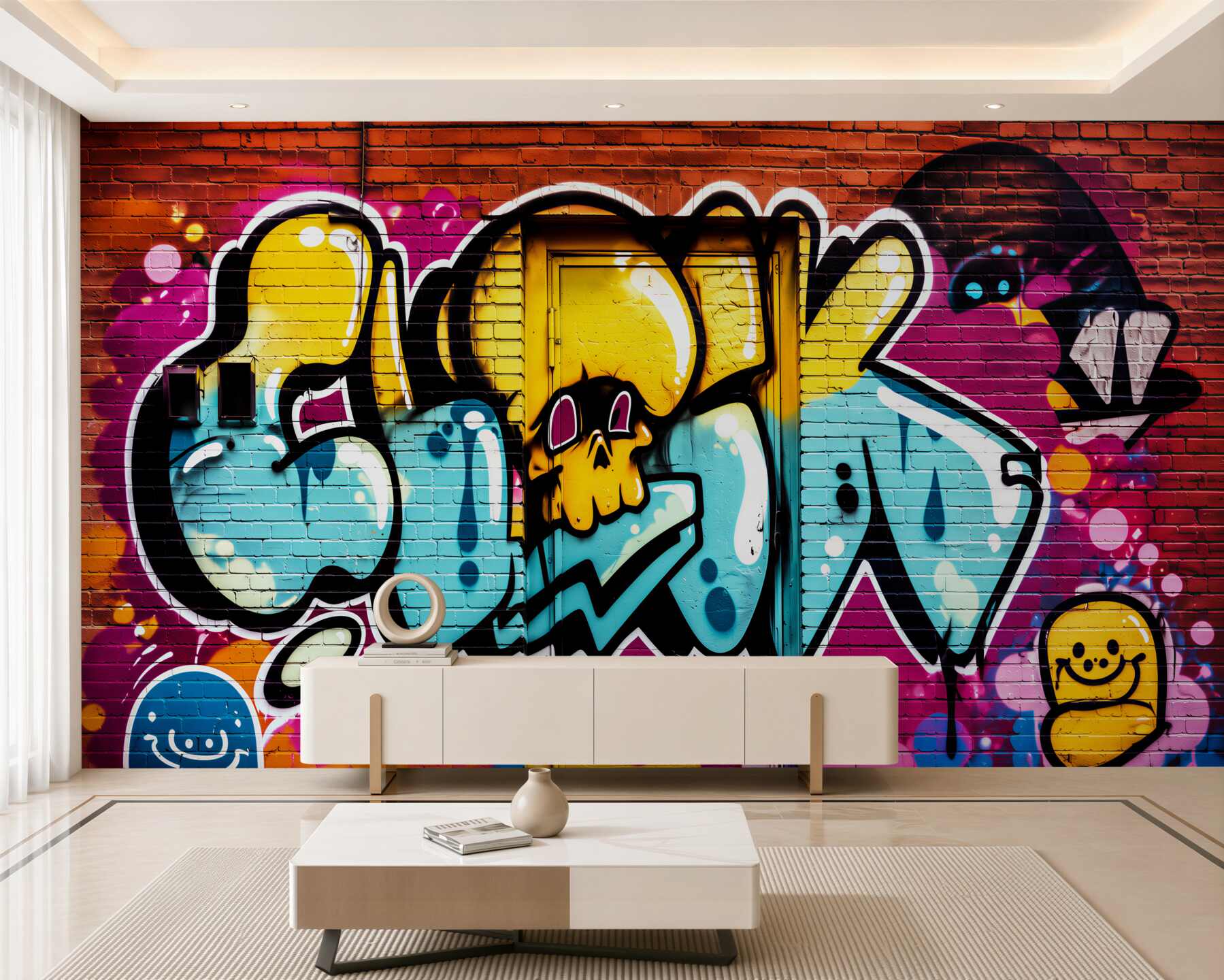 Fototapeta Jasny napis graffiti?v2345