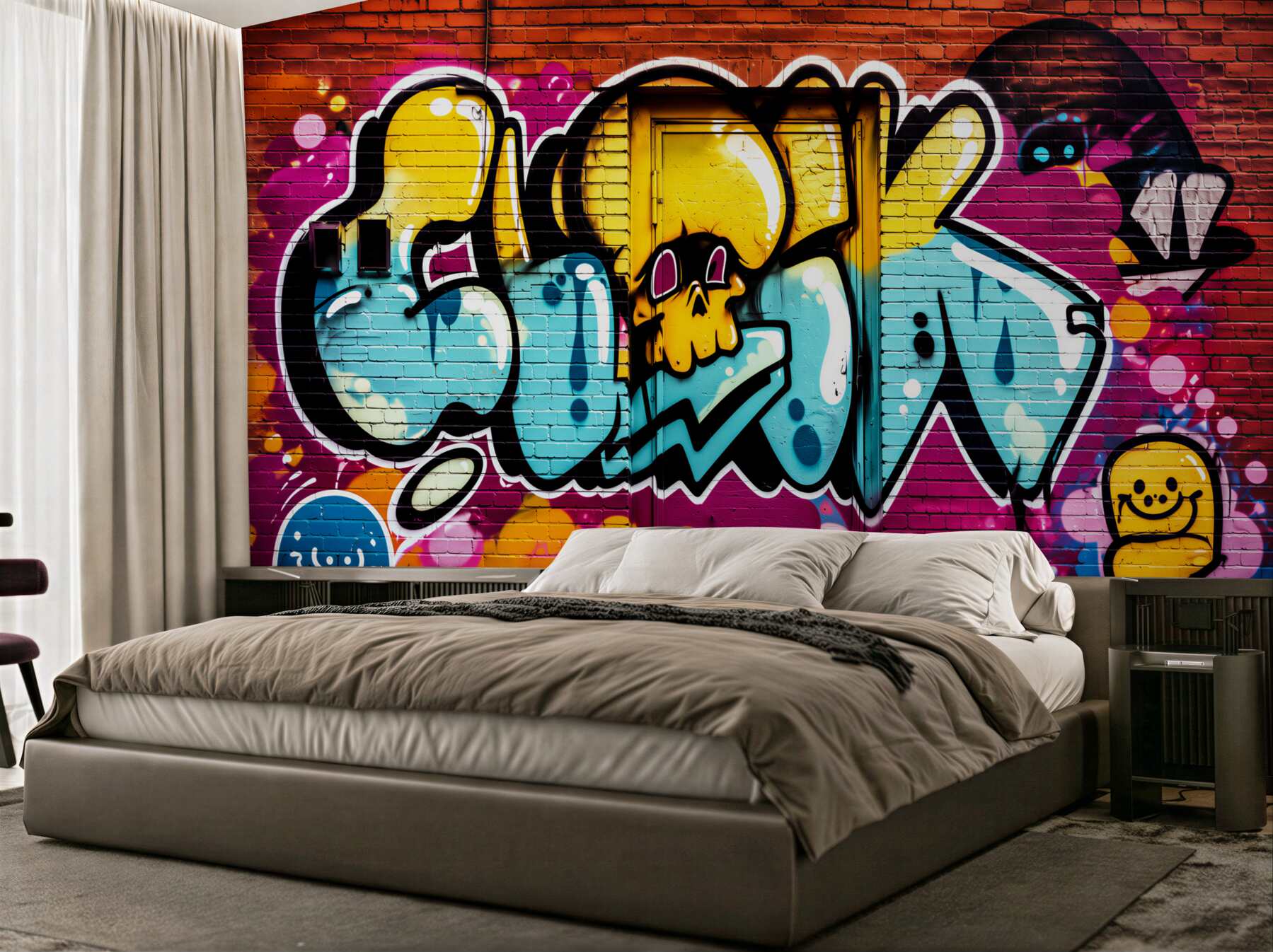 Fototapeta Jasny napis graffiti?v2345