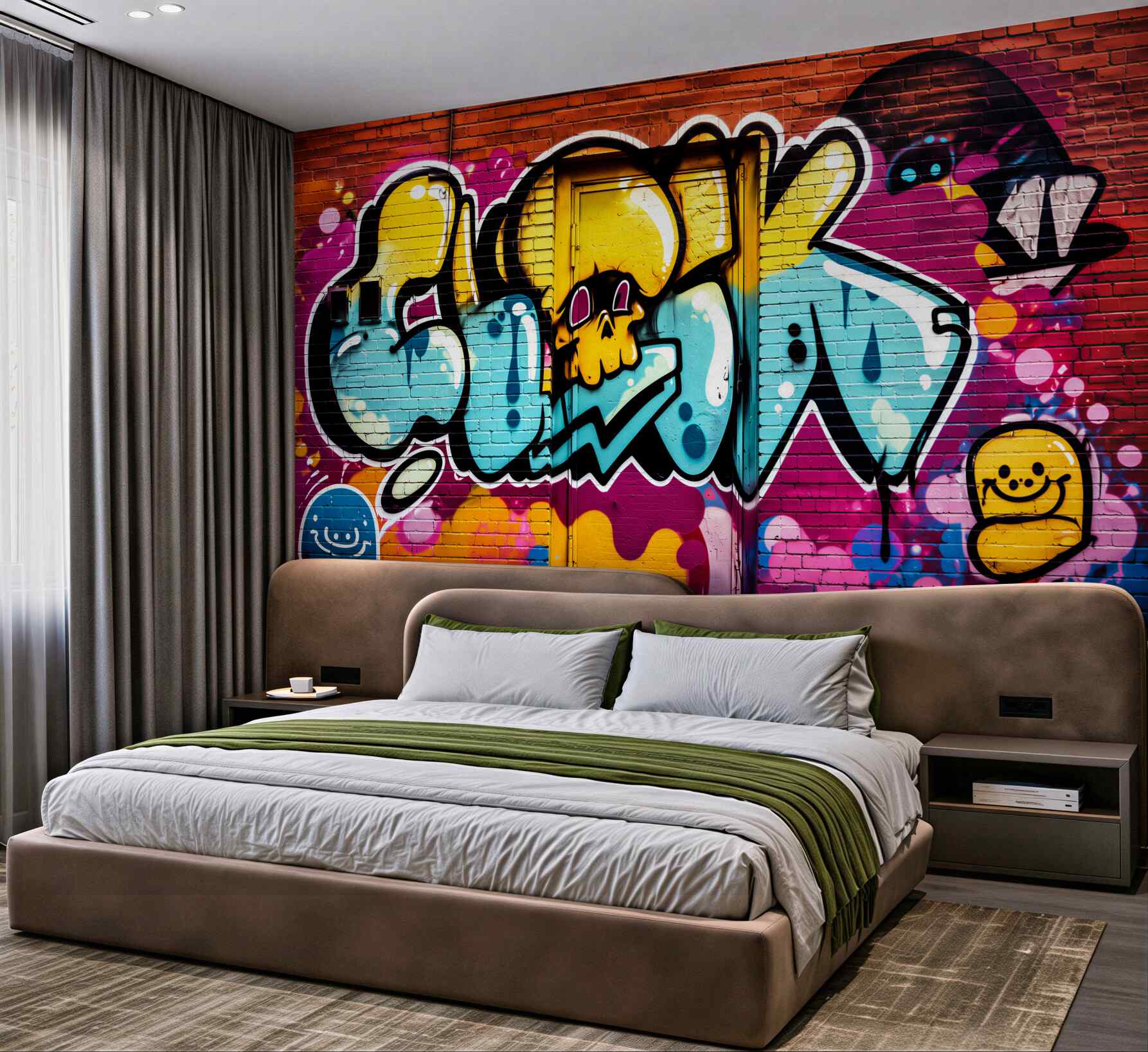 Fototapeta Jasny napis graffiti?v2345