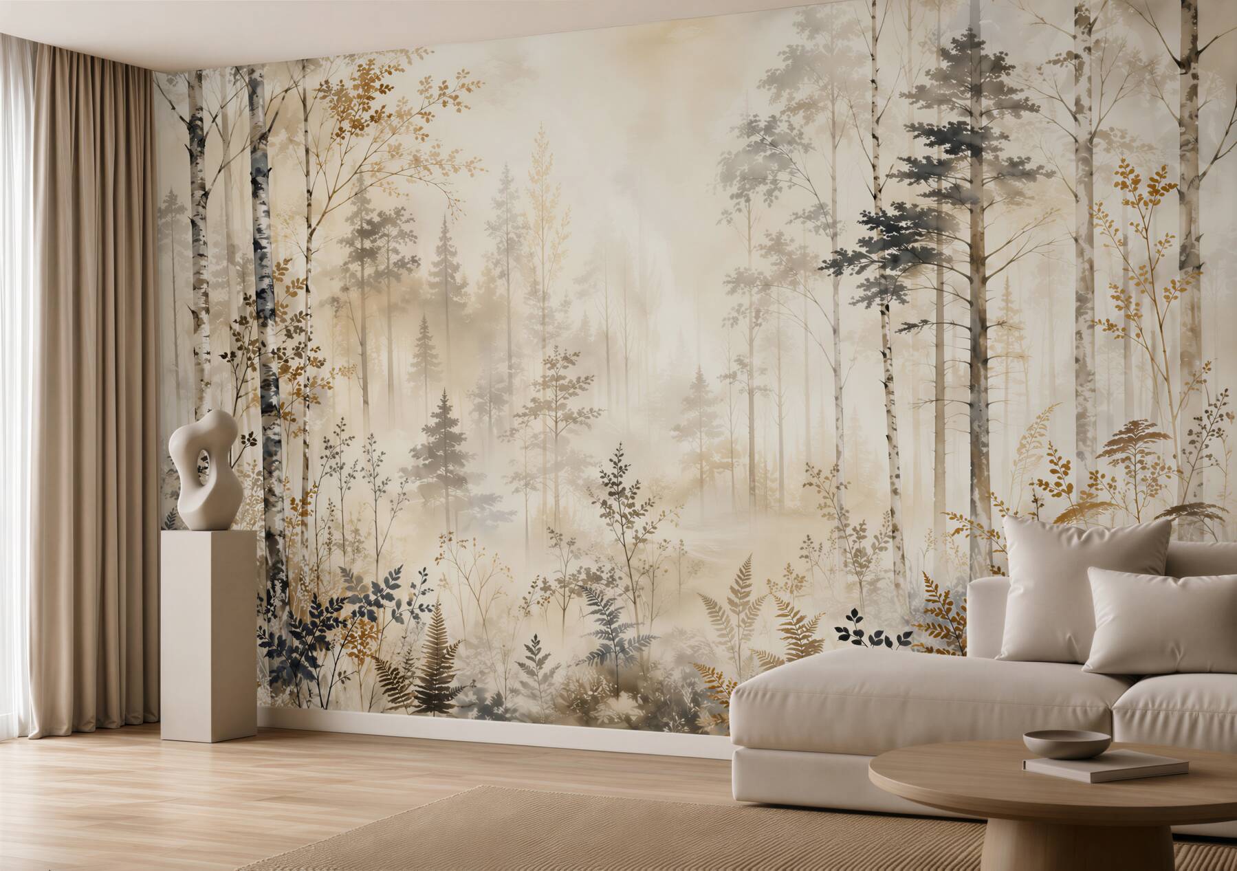 Fototapeta Leśna mgła elegancji?v2345