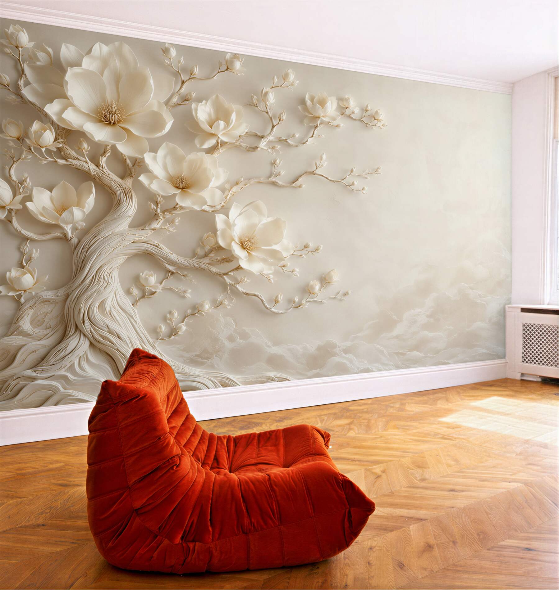 Fototapeta Fototapeta Delikatne Magnolie 3D