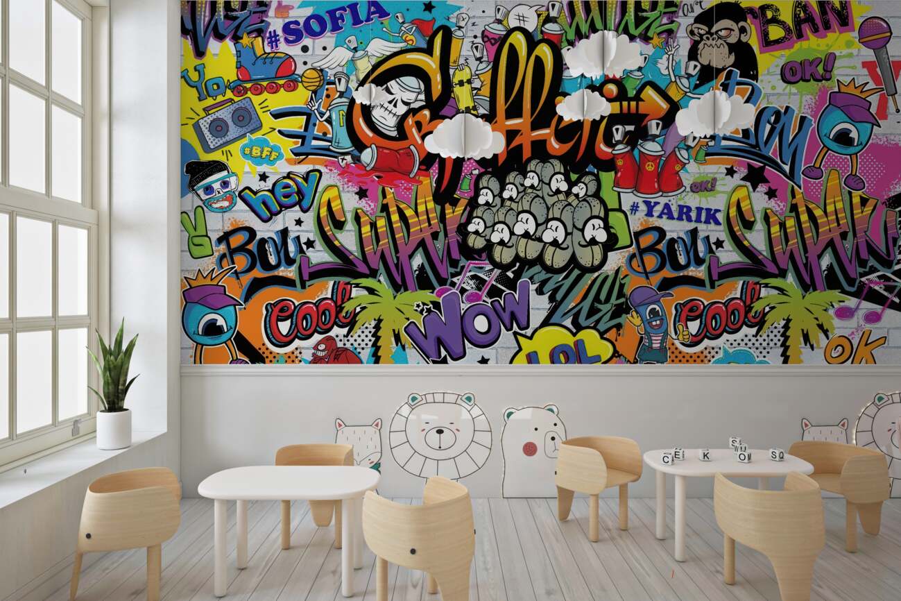 Fototapeta Kolorowe graffiti