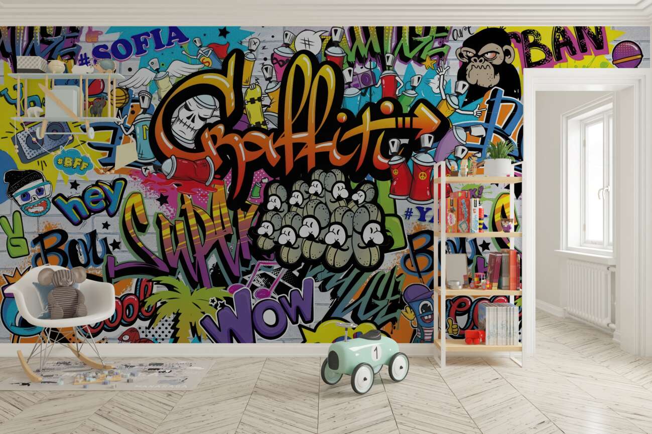 Fototapeta Kolorowe graffiti