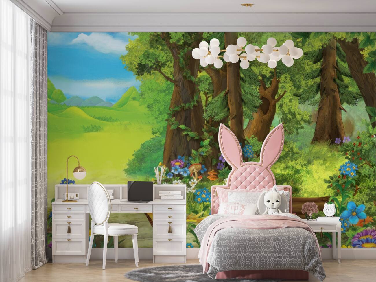 Fototapeta Ptak leci do pięknych kolorów