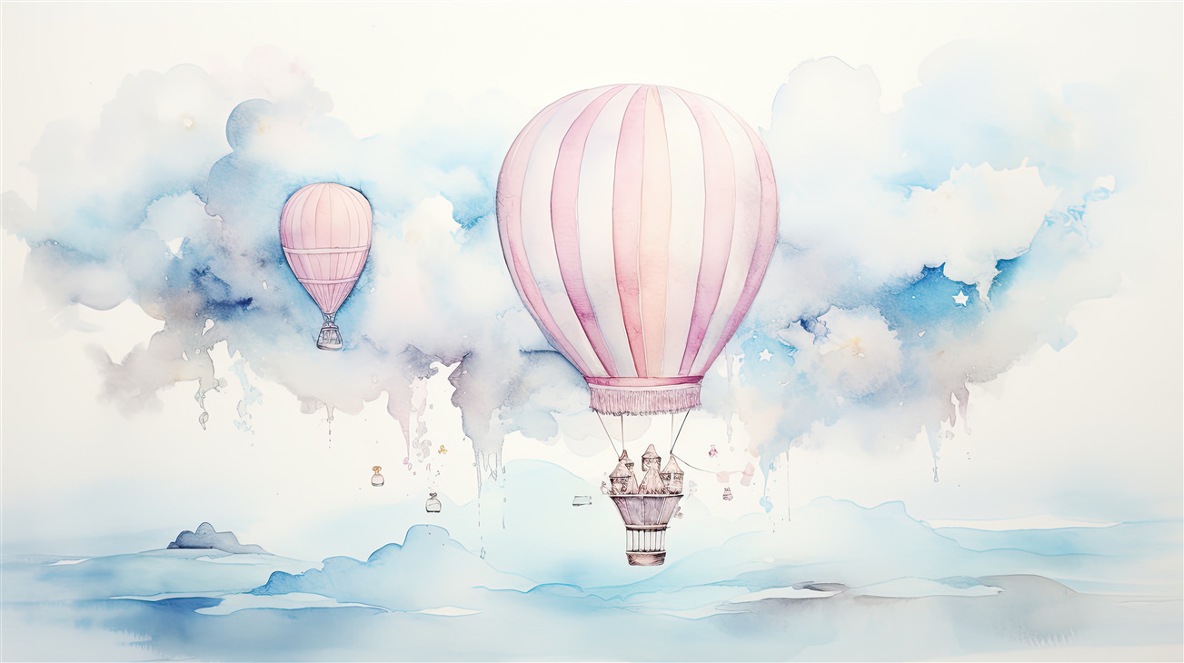 Fototapeta Balony wśród chmur