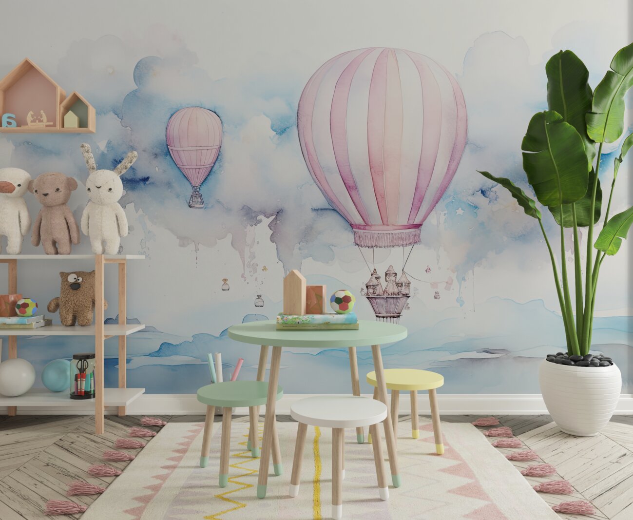 Fototapeta Balony wśród chmur