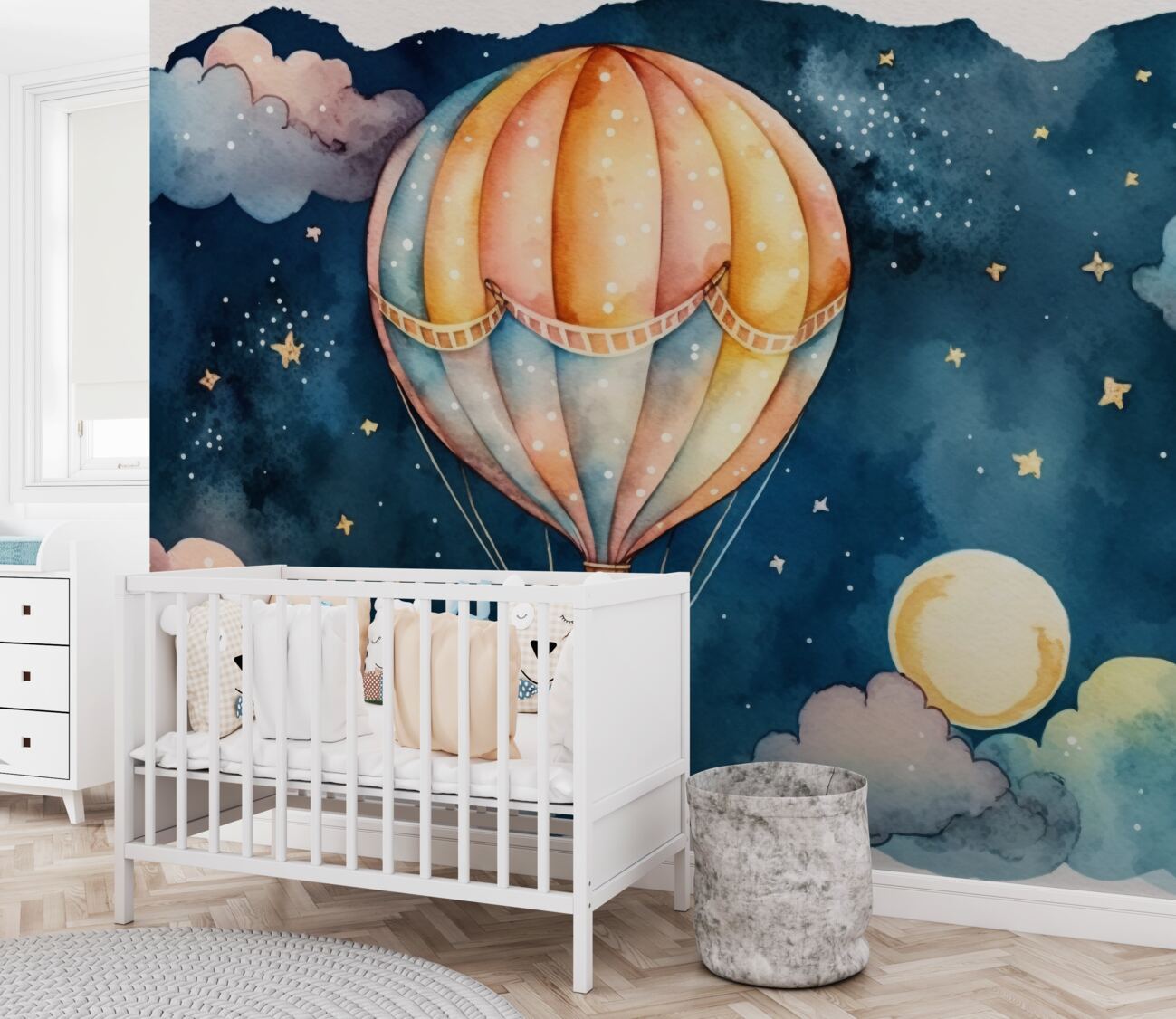 Fototapeta Balon i gwiaździste niebo
