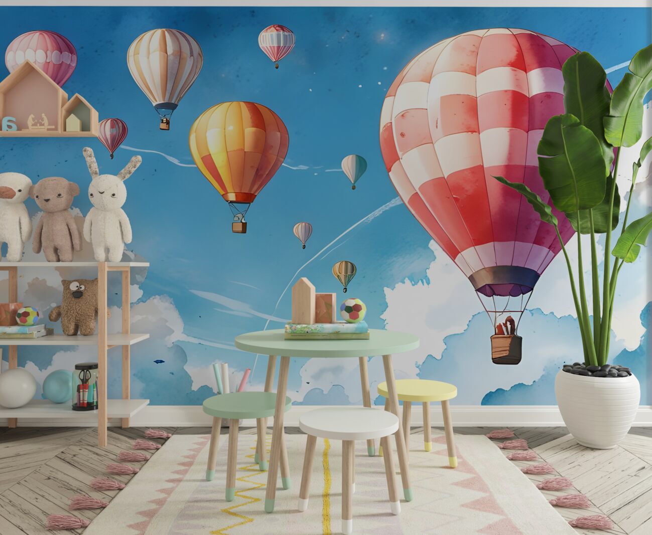 Fototapeta Lot kolorowych piłek