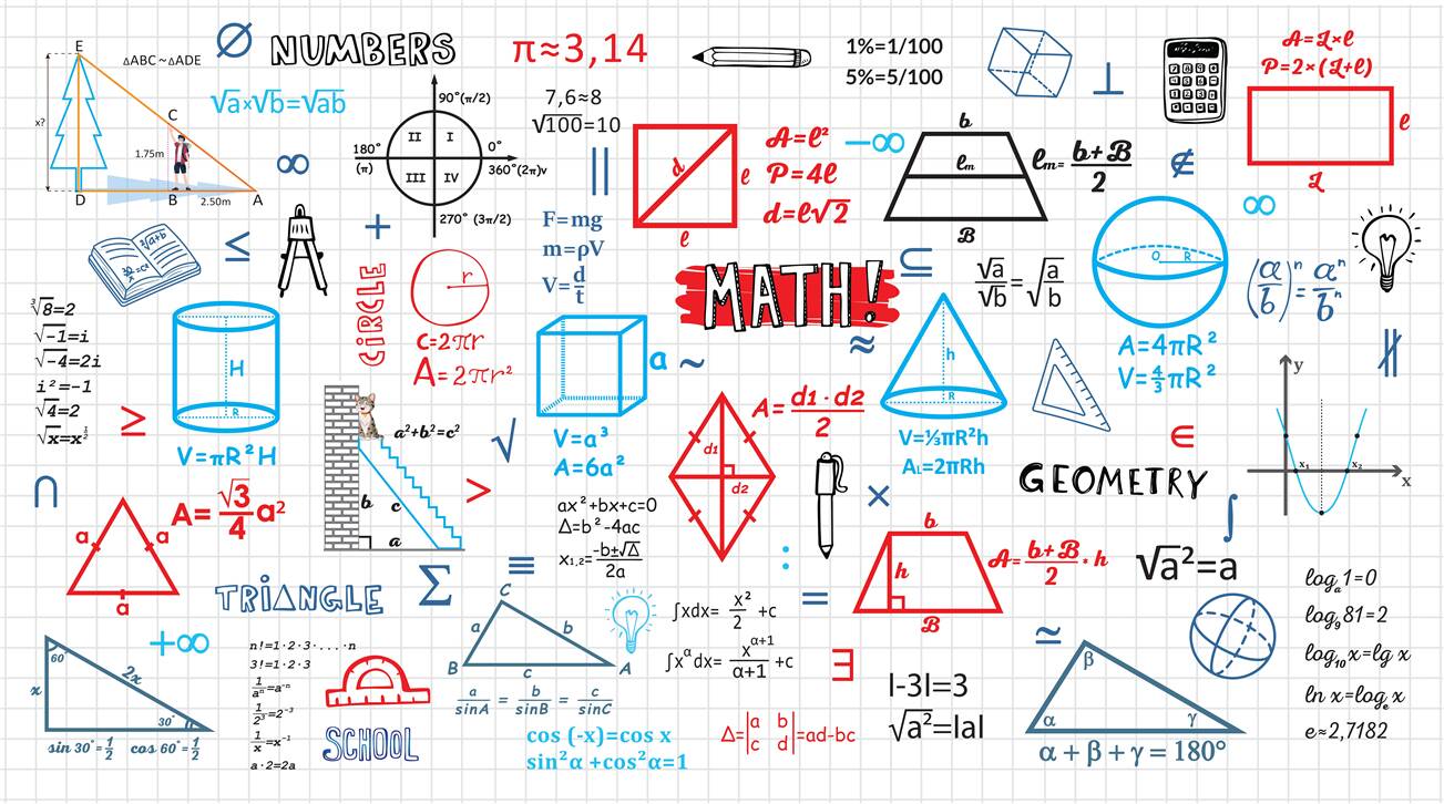 Fototapeta Równania geometryczne