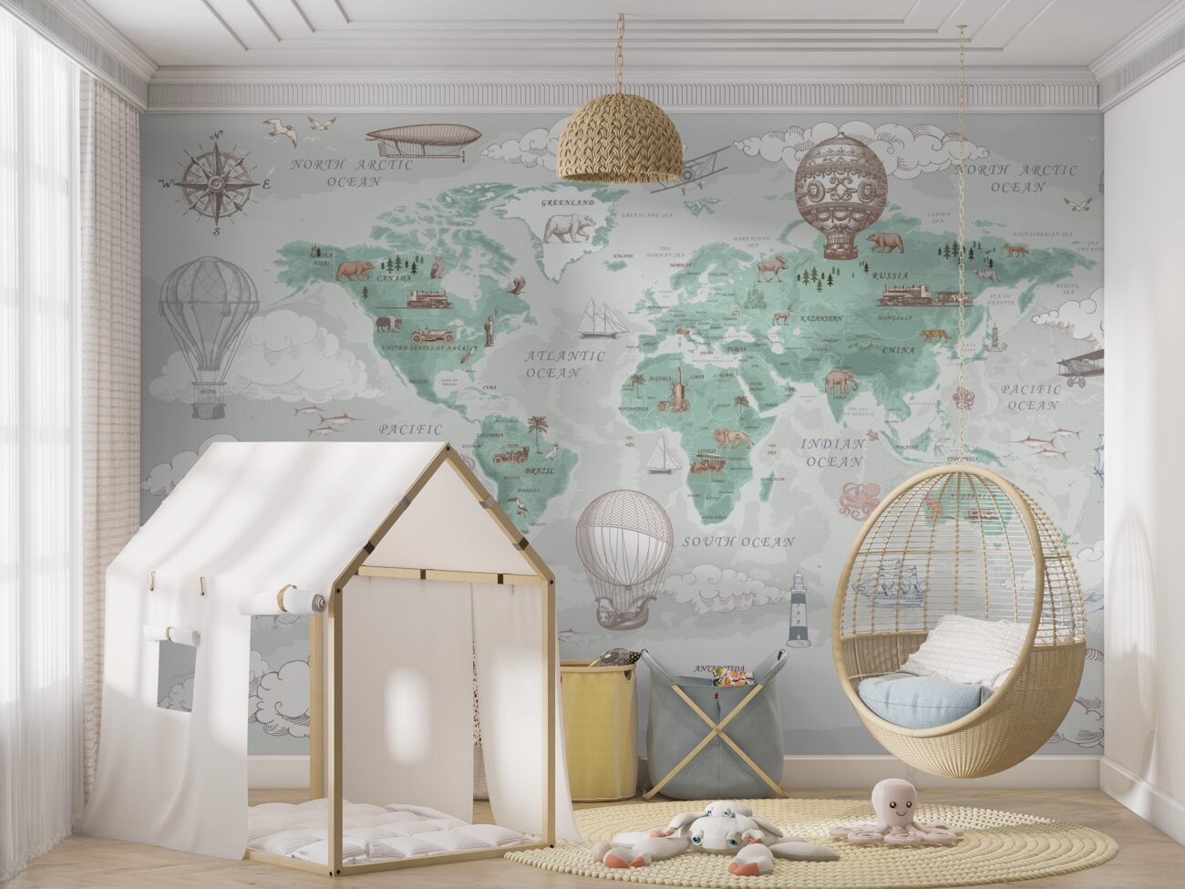 Fototapeta Mapa transportu