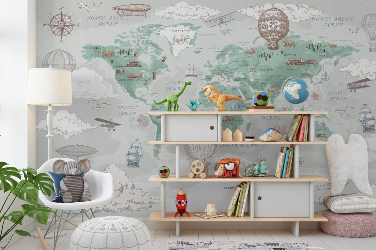 Fototapeta Mapa transportu