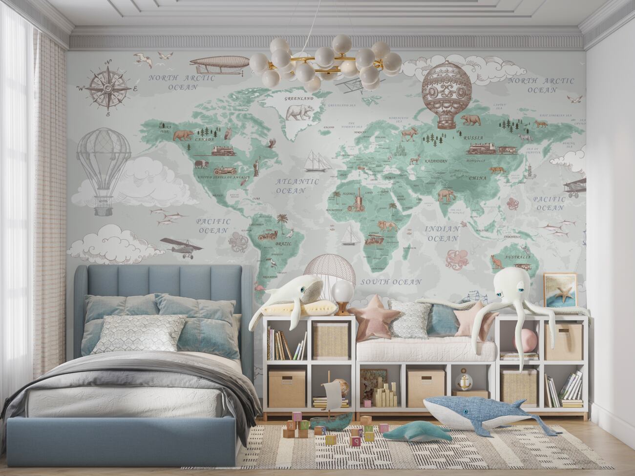 Fototapeta Mapa transportu