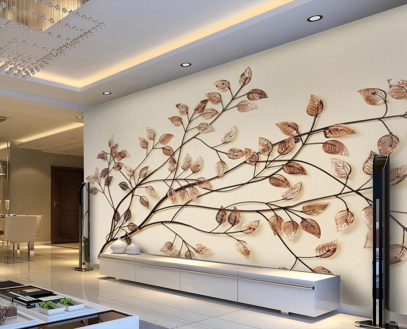 Fototapeta Autumn Glass Branch