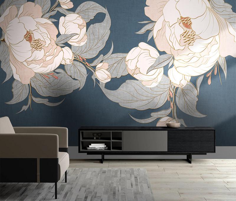 Fototapeta duże peonie