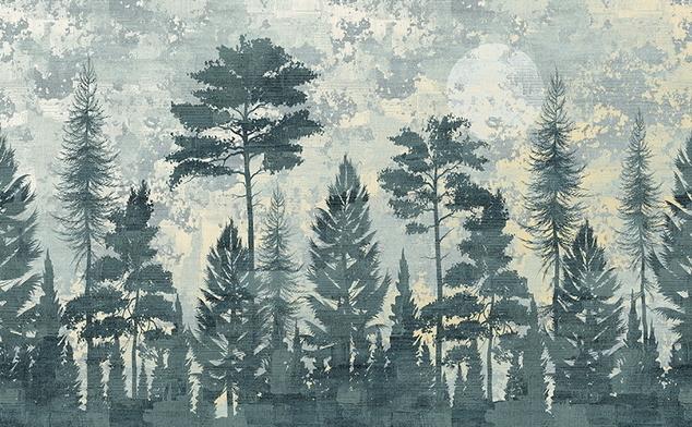 Fototapeta lasowa niebieska