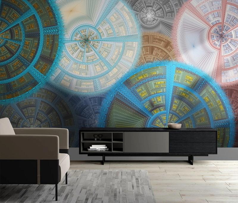Fototapeta geometryczne obwody