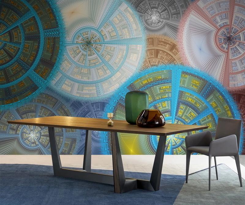 Fototapeta geometryczne obwody
