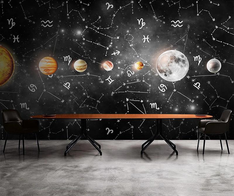 Fototapeta planety kosmiczne
