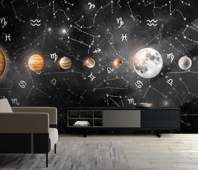 Fototapeta planety kosmiczne