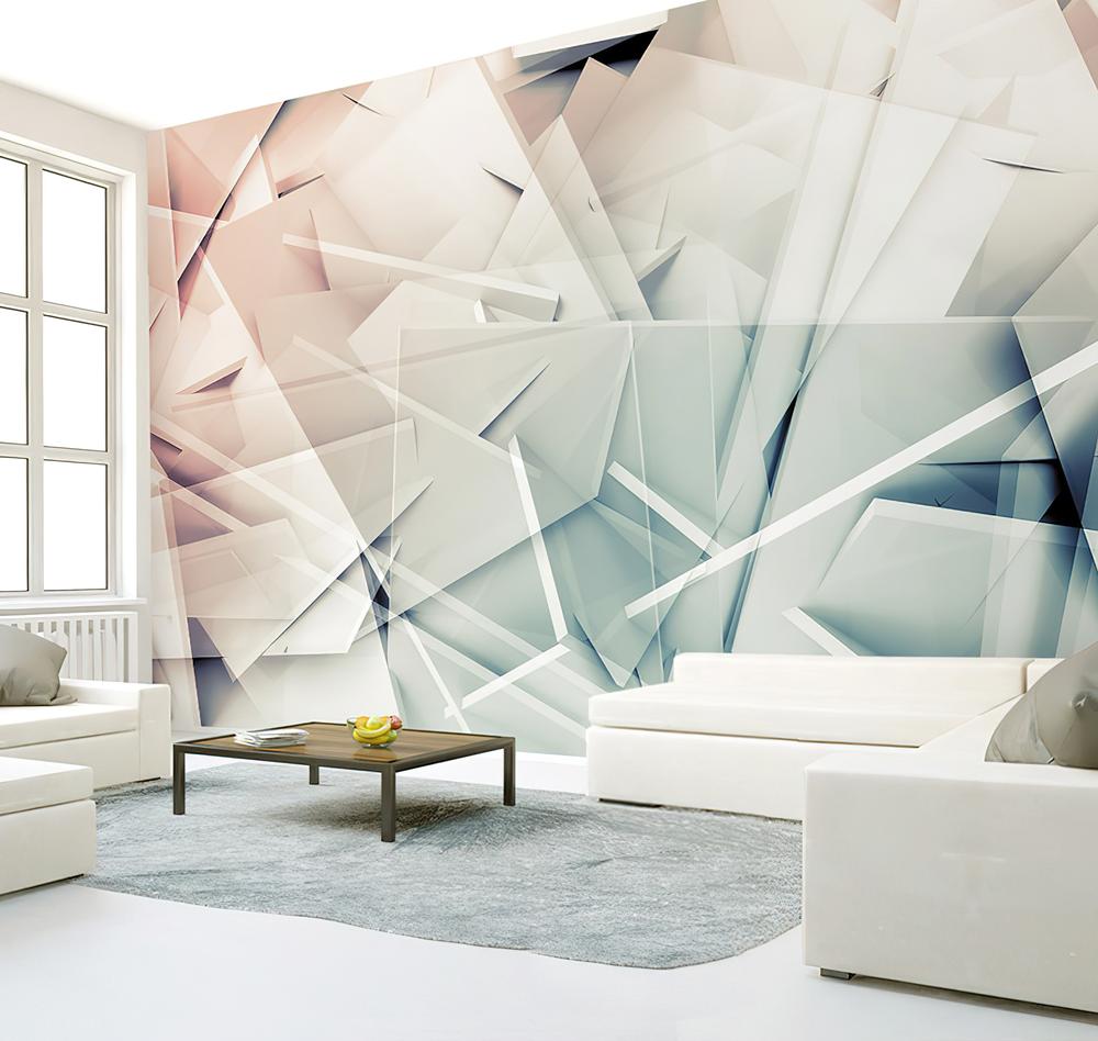 Fototapeta geometryczna beżowa