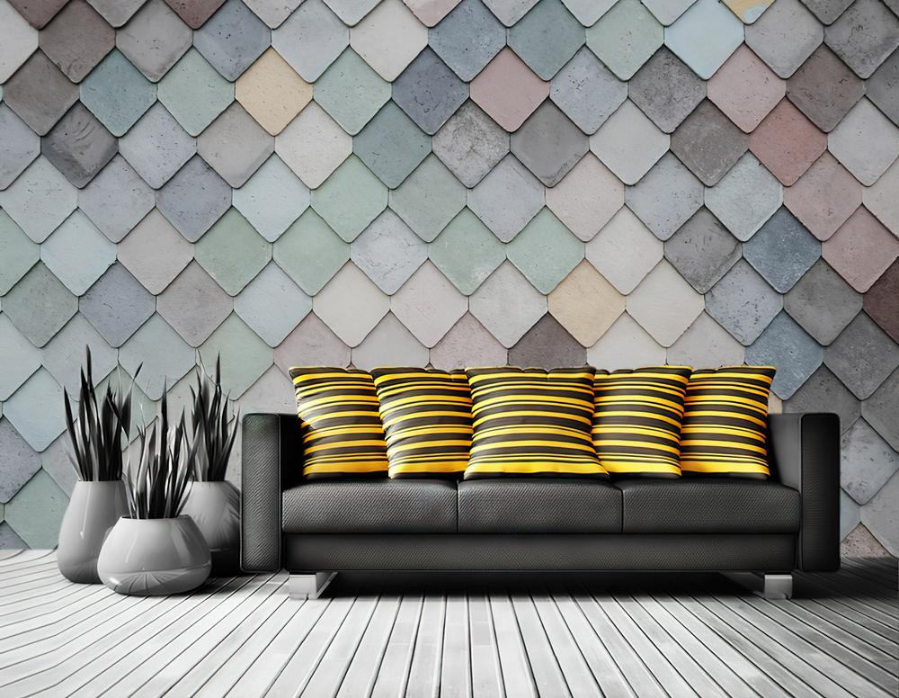 Fototapeta geometryczny pastelowy
