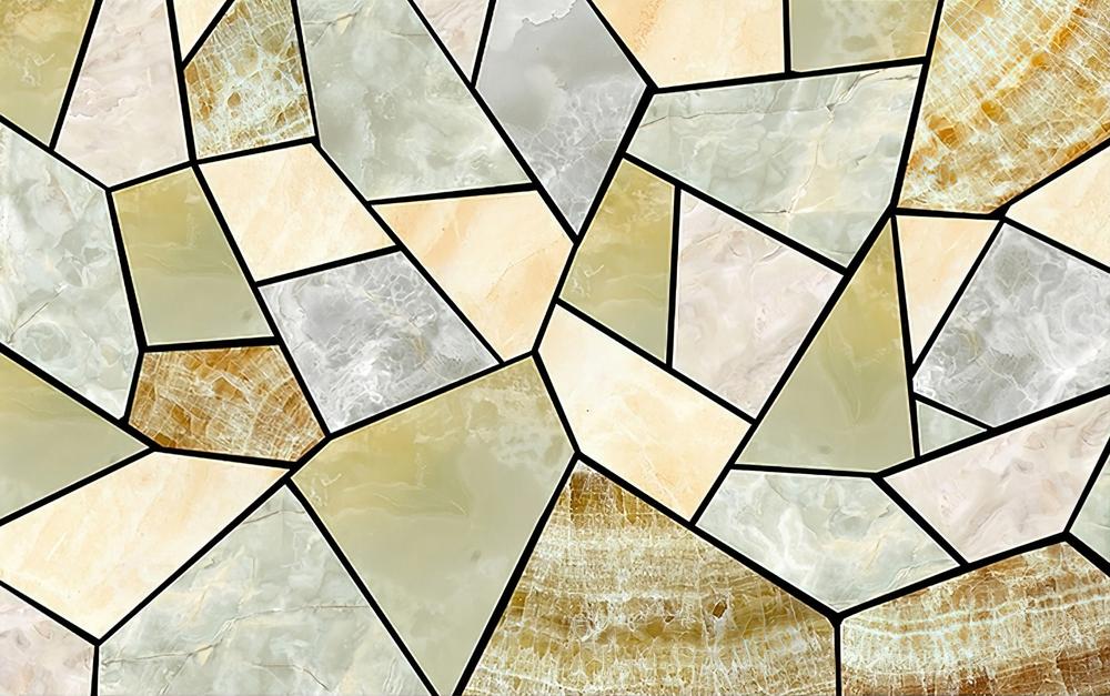 Fototapeta geometryczna beżowa