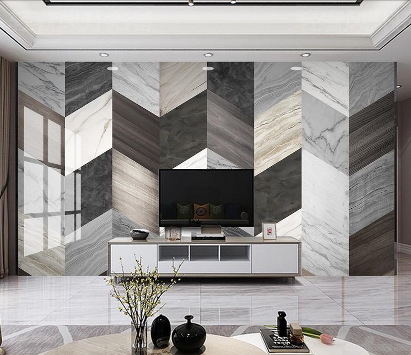 Fototapeta geometryczna szara