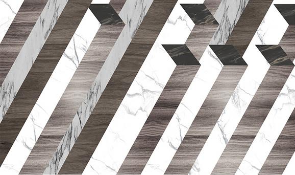 Fototapeta gerszty geometria szara biała