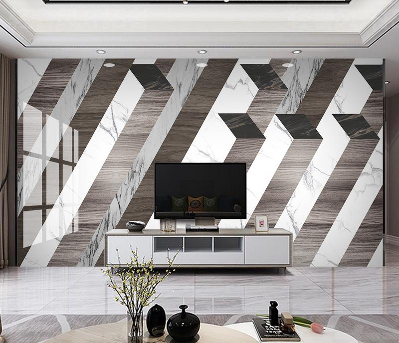 Fototapeta gerszty geometria szara biała