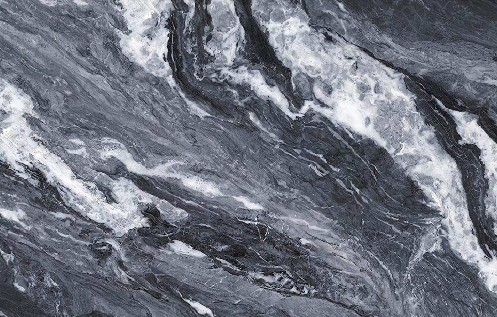 Fototapeta marblingowa dynamiczne szare