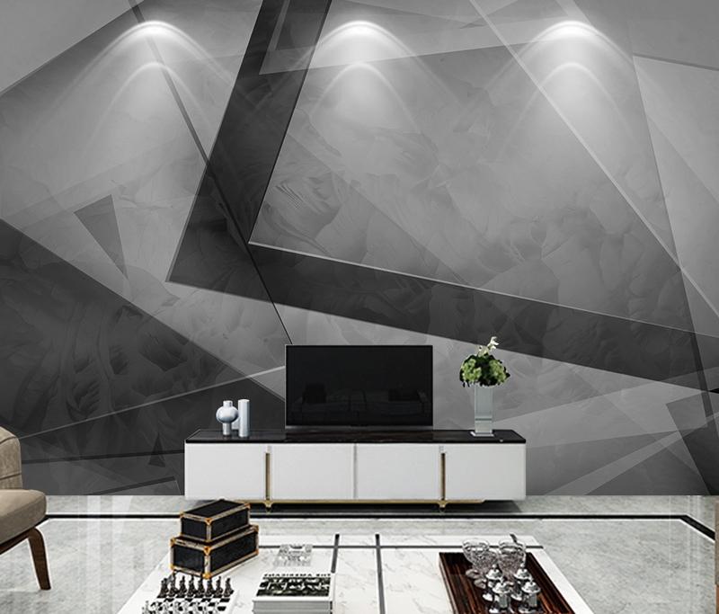 Fototapeta geometryczna czarno-biała