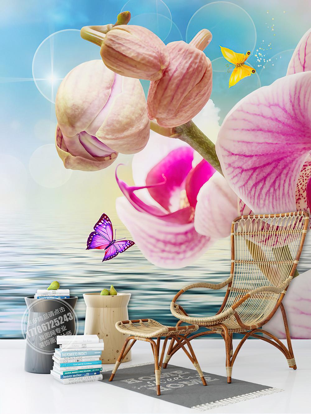 Fototapeta orchidee różowe oceaniczne