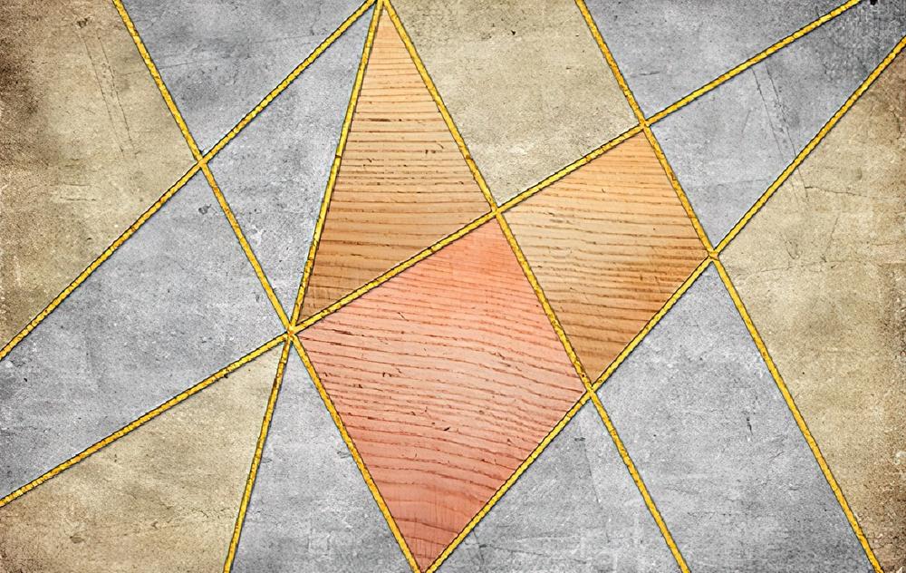 Fototapeta geometryczna szara