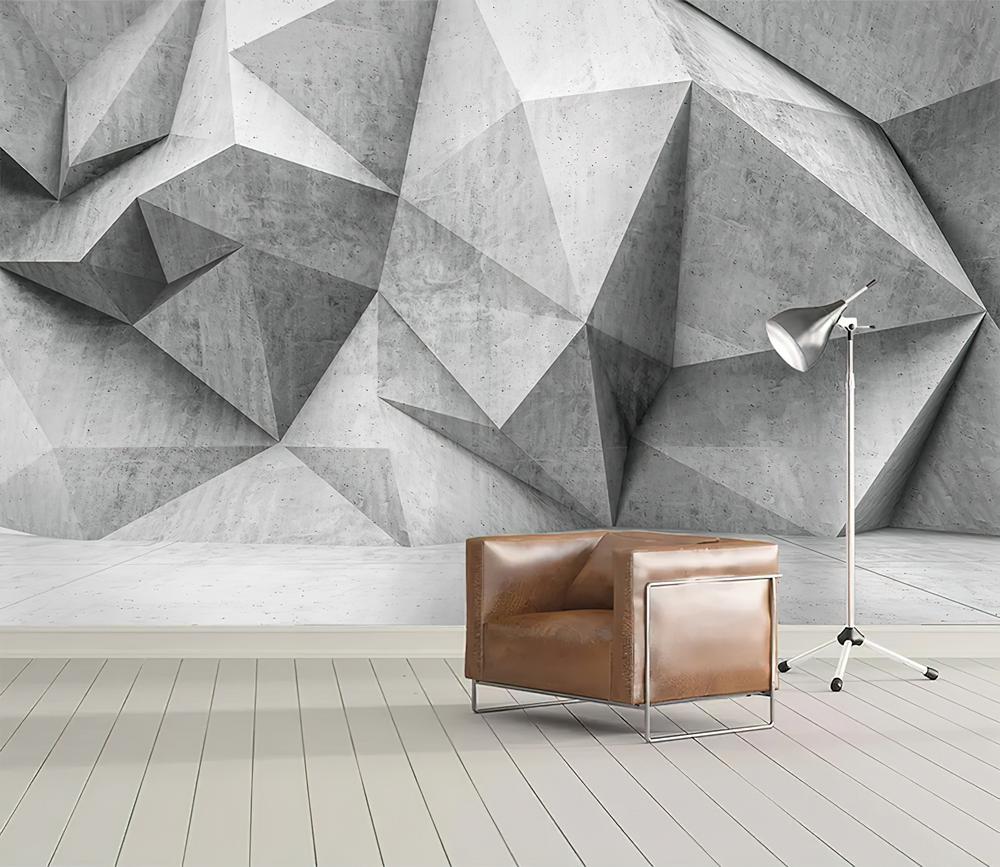 Fototapeta geometryczna szaro-bliska