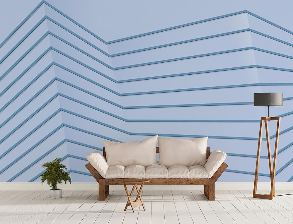 Fototapeta chevron niebieska