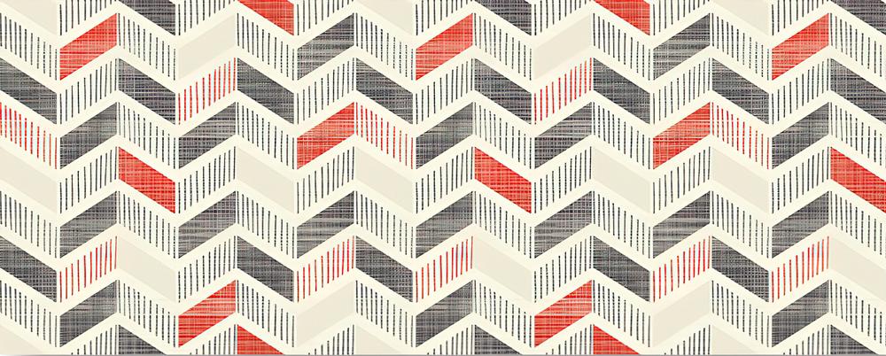 Fototapeta geometryczna czerwona czarna beżowa