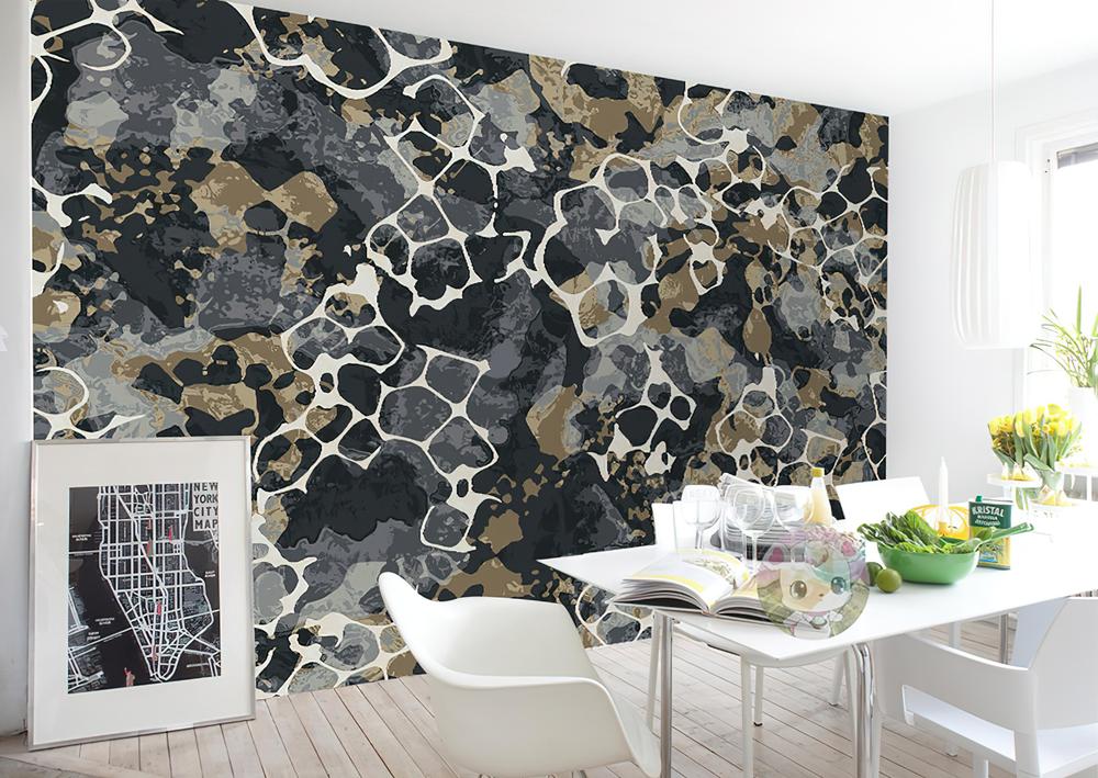 Fototapeta organiczne formy ciemne