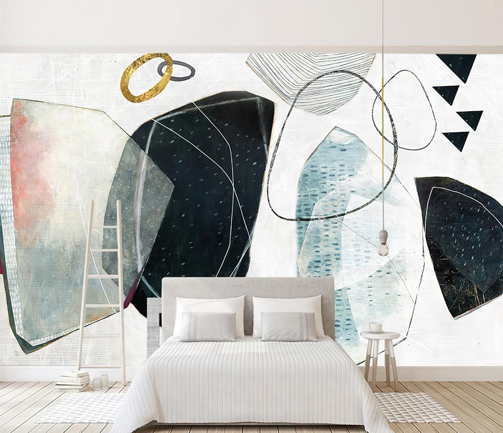 Fototapeta geometryczny czarny