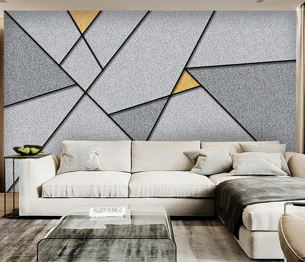 Fototapeta geometryczna białe szare słoneczne