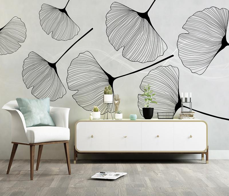 Fototapeta stylowe kwiaty