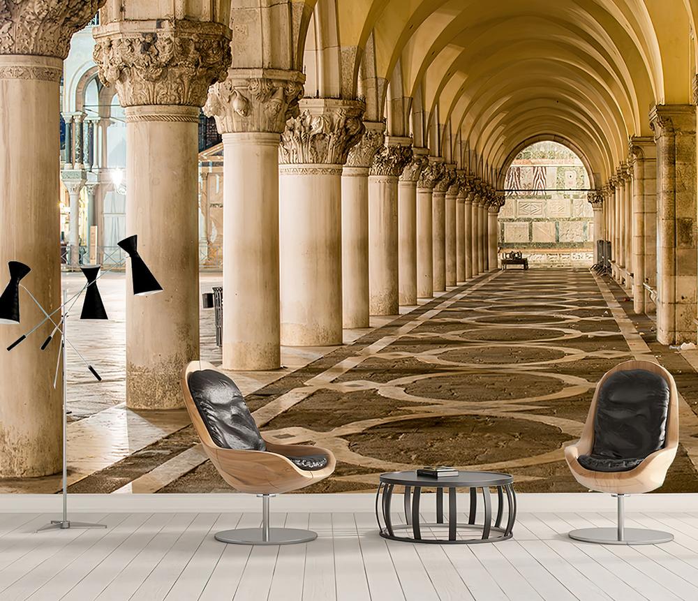 Fototapeta wzór geometryczny kontrastujący