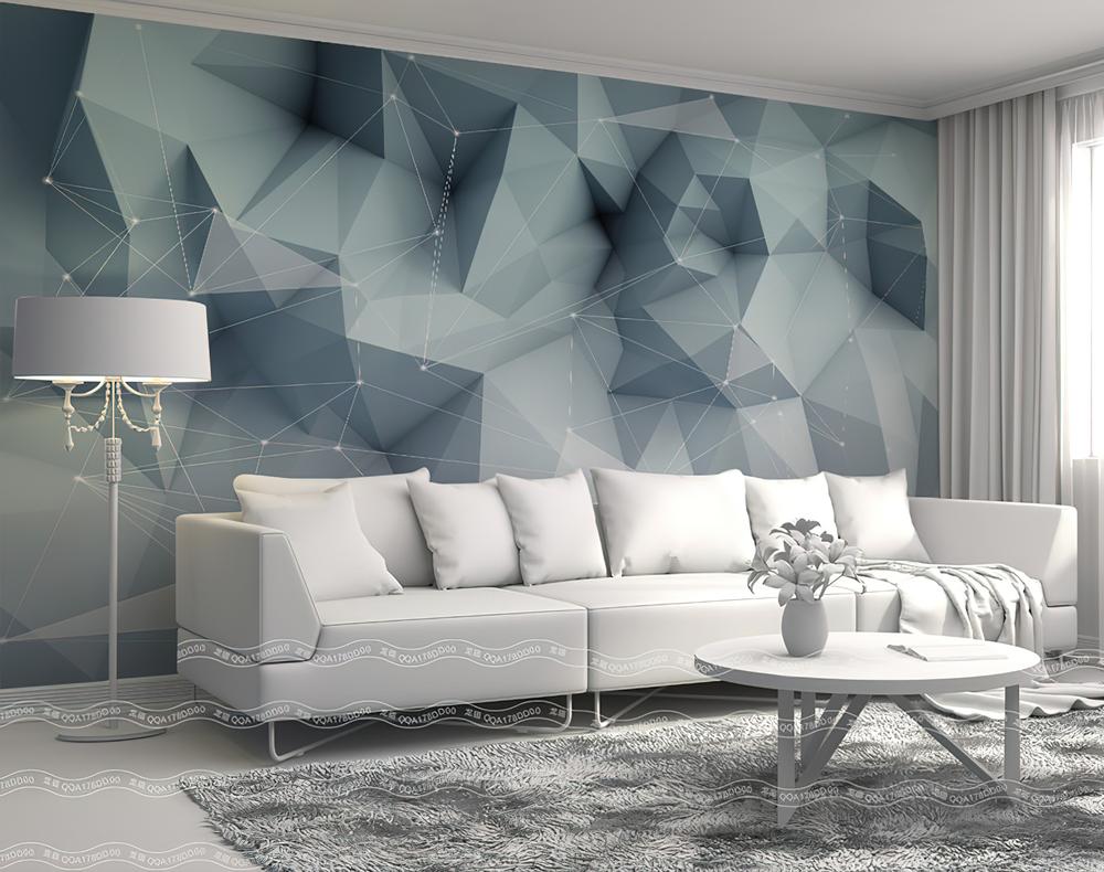 Fototapeta geometryczny niebieski