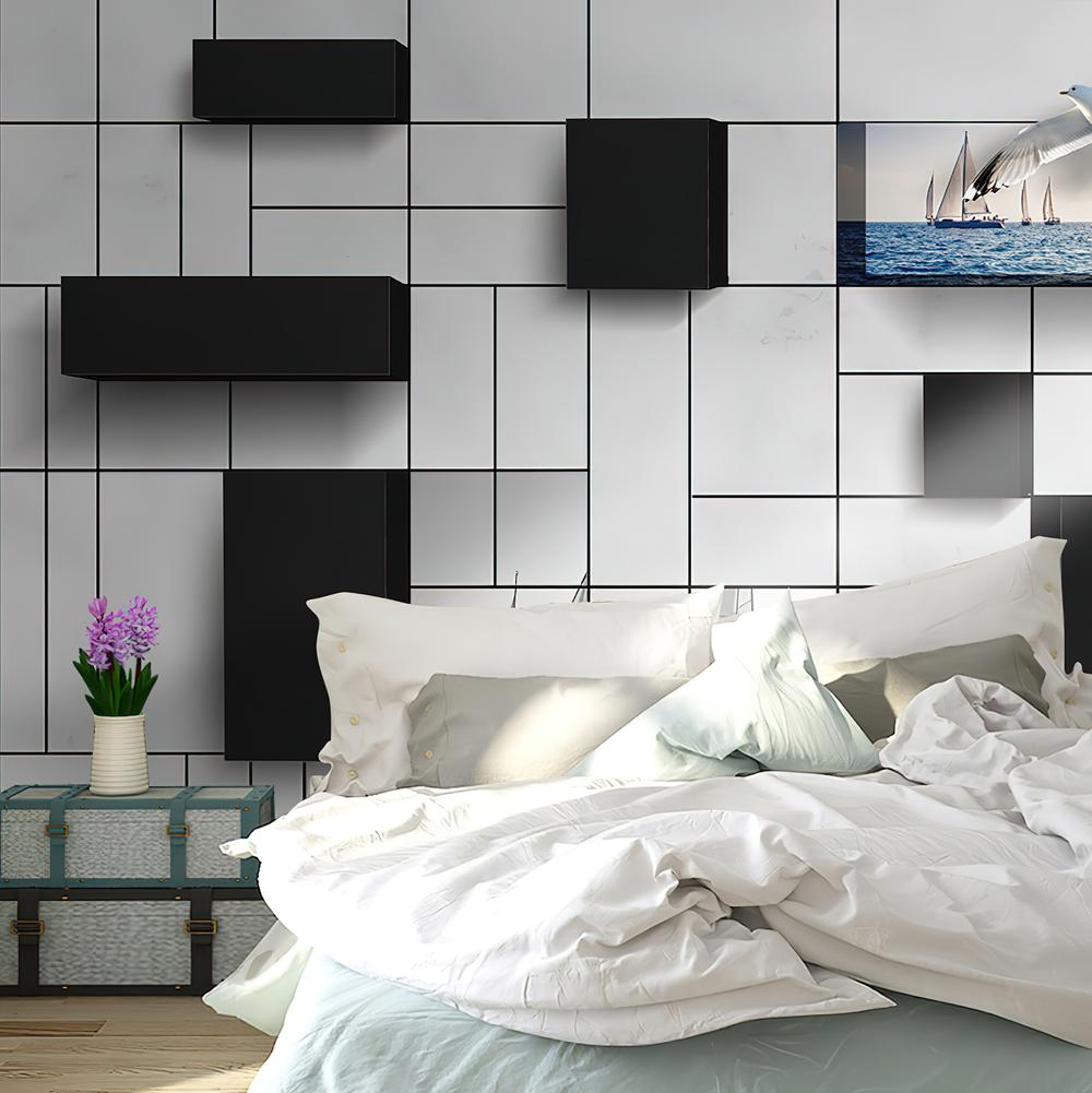 Fototapeta geometryczna morska niebieska