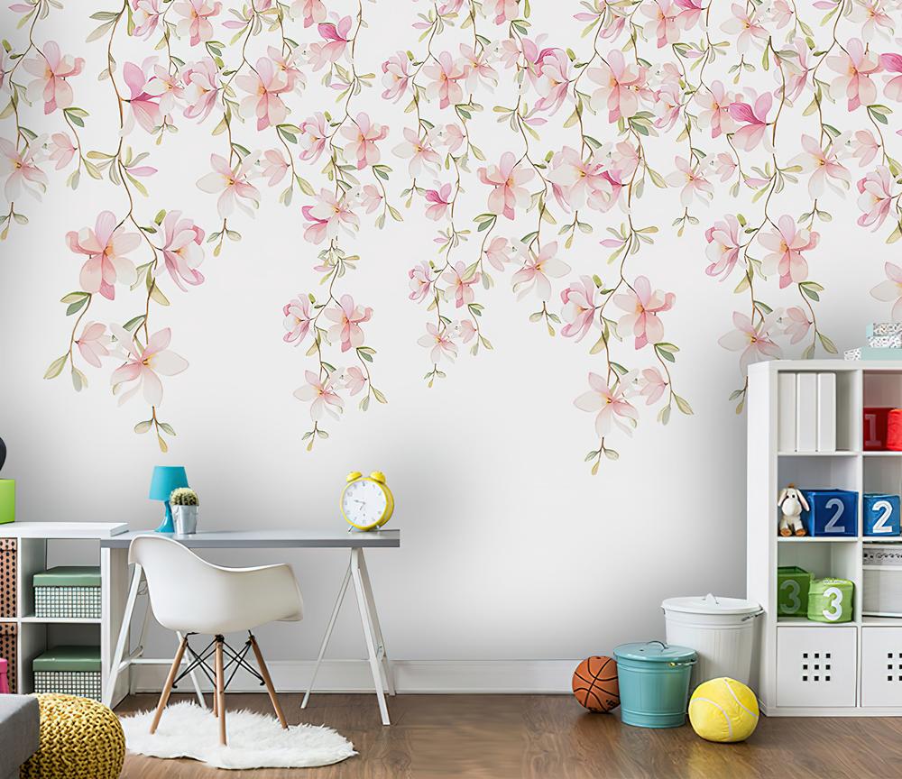Fototapeta orchidea różowa liście