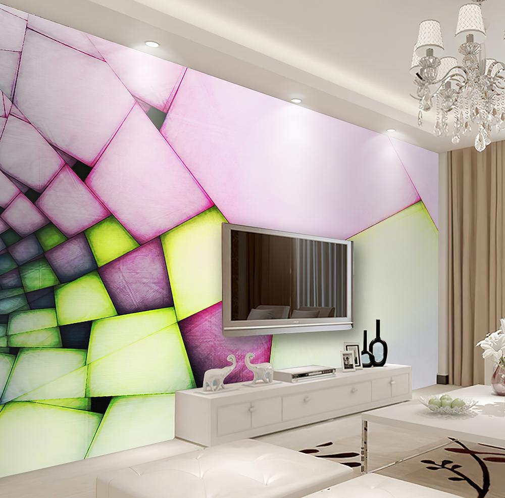 Fototapeta geometryczna kolorowa 3D